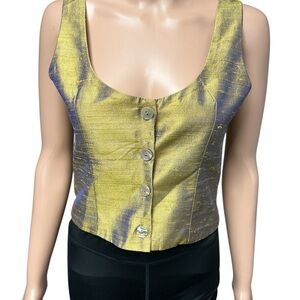 Linda Bertozzi Vintage - EC Yellow / Purple iridescent Vest